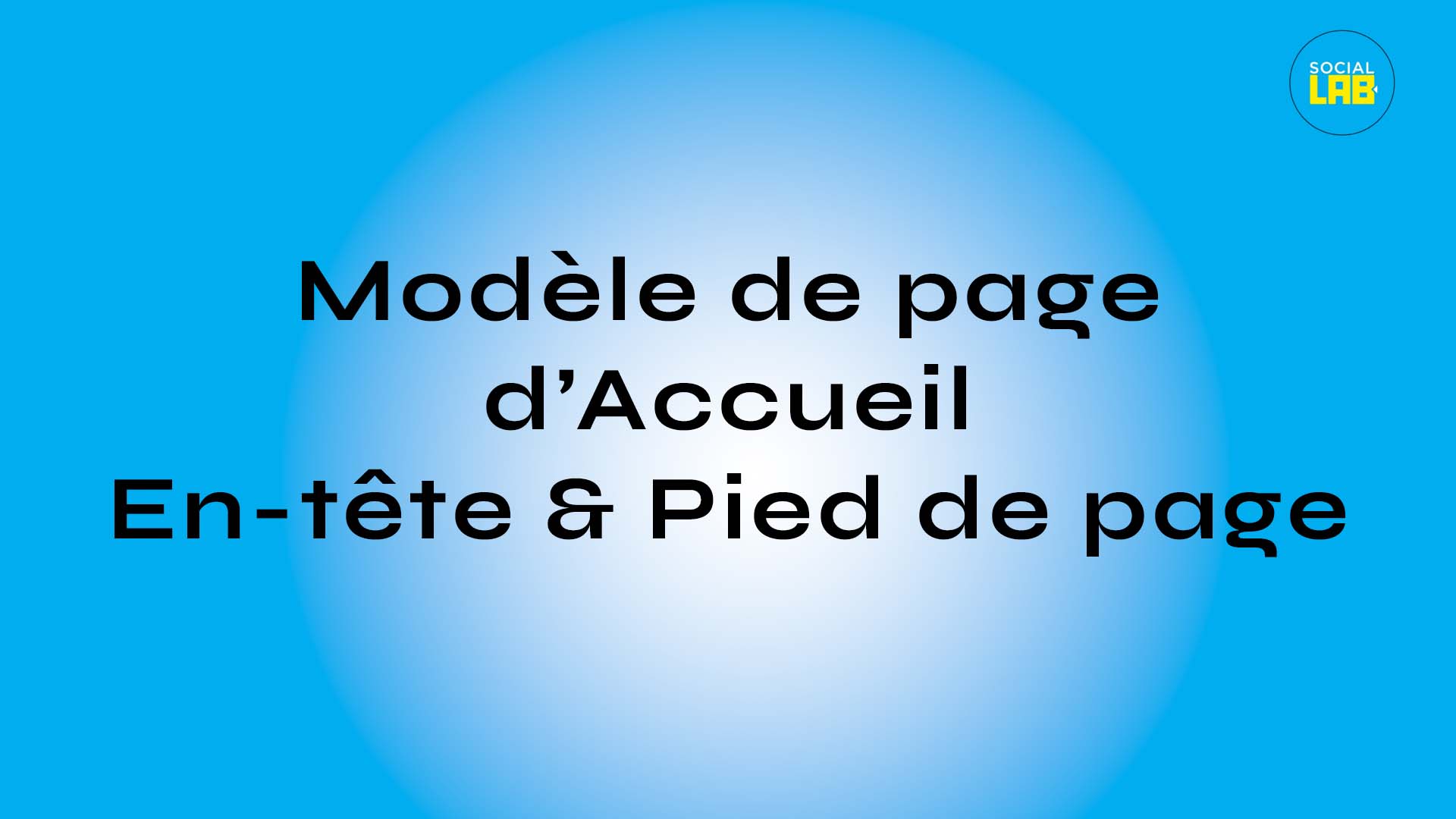 Une en-tête & pied de page différentes pour la page d'accueil ? Possible ? 1 Une en-tête & pied de page différentes pour la page d’accueil ? Possible ?